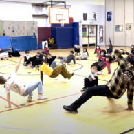 SESSFA Move-a-thon breakdancing