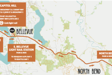 Public health workers trail shuttle map