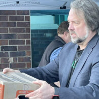 Brian Heywood of Let’s Go Washington announces new parental rights and sports initiatives at a press event in Olympia.