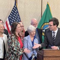 Gov. Bob Ferguson signs Washington’s clergy child abuse reporting bill before later reversing the decision following church lawsuits.
