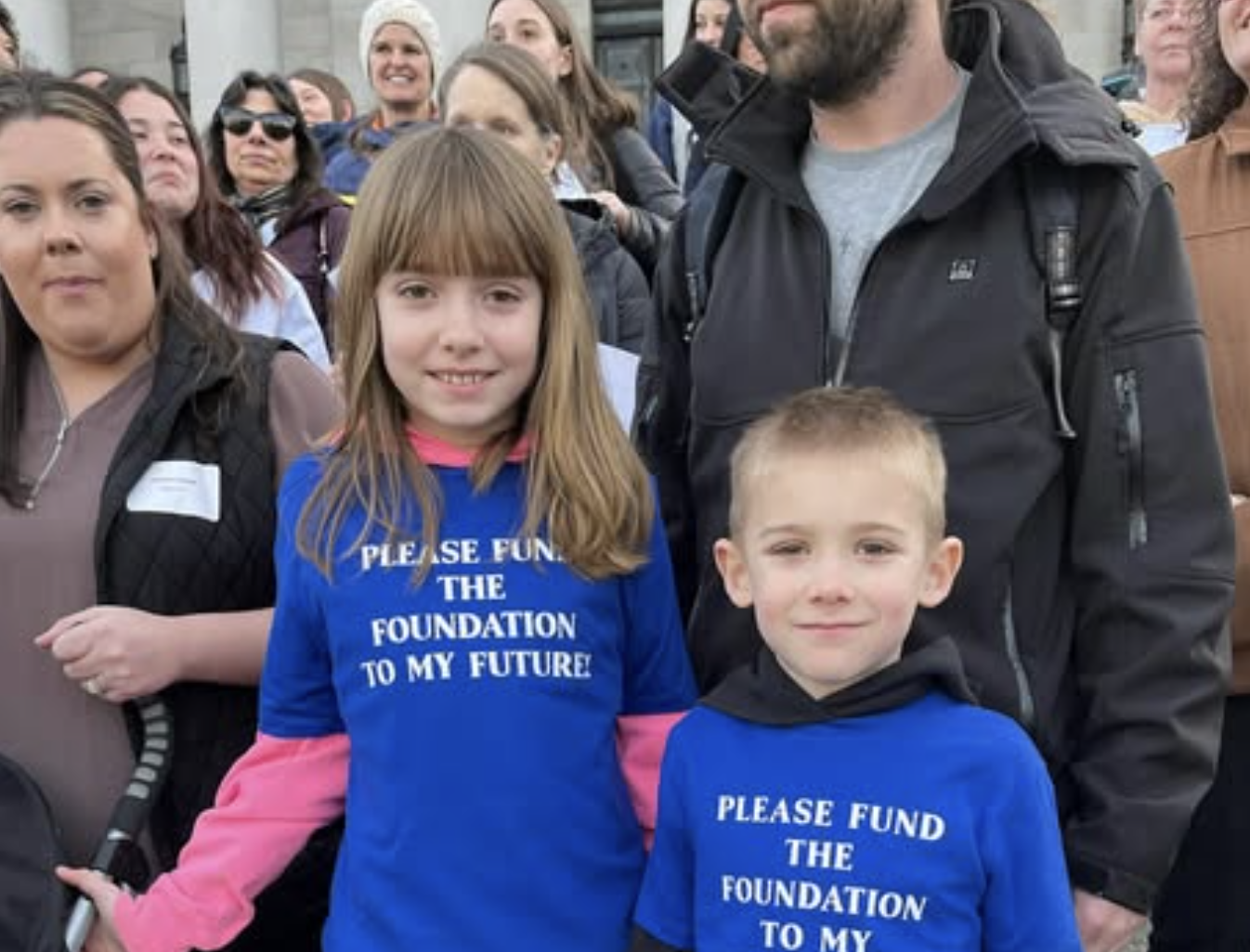 Washington child care budget cuts rally